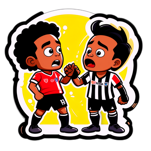 Playful Rivalry Sticker