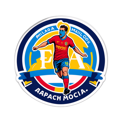 Espanyol en Mallorca Matchstick Sticker