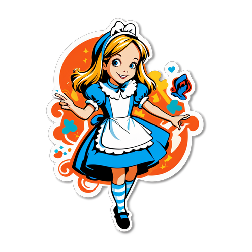 Alice Müzikali Temalı Sticker