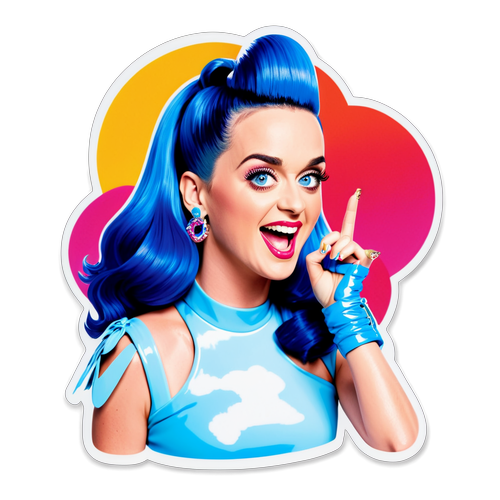 Vibrant Katy Perry Klistermærke