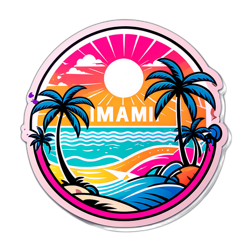 Ilustrasi Ceria Logo Inter Miami