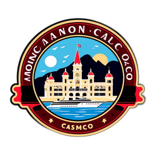 Glamourous Monaco Sticker