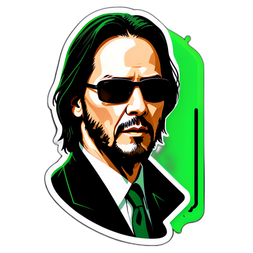 Keanu Reeves Matrix - Ikoninen hahmo