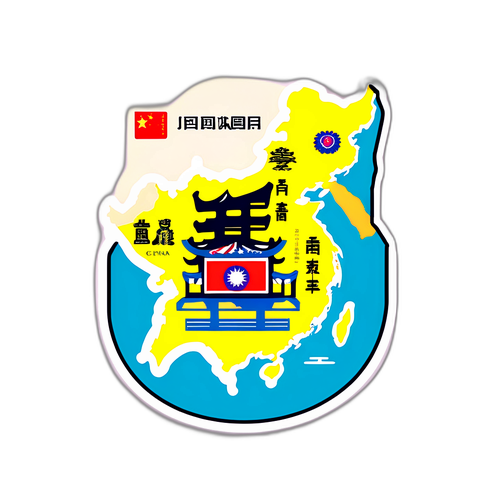 台湾地位主题贴纸