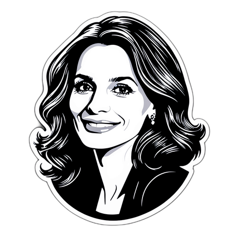 Elegant sticker med citater fra Julia Roberts' film