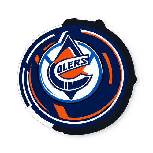 Découvrez l’innovation des Oilers d'Edmonton : Le Sticker Futuriste qui va Faire Fureur!