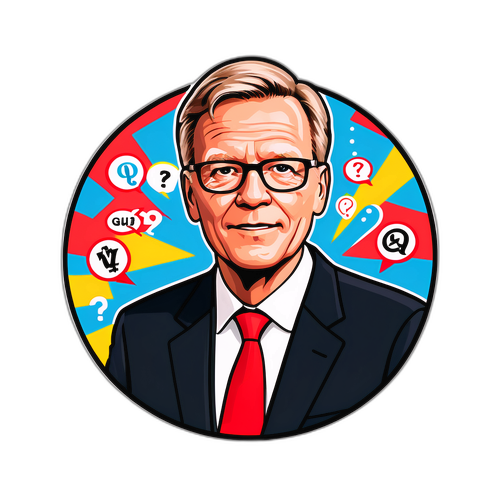 Günther Jauch im Quiz-Stil