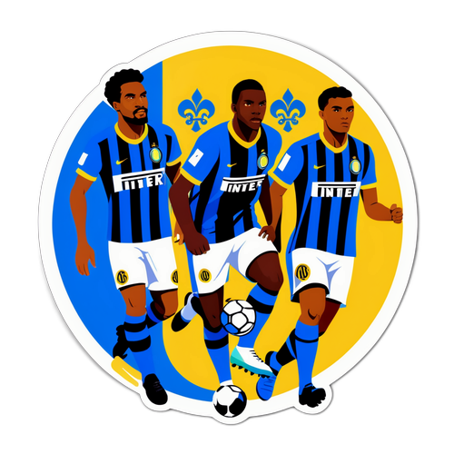 Stiker Bola Sepak Union Saint-Gilloise dan Inter