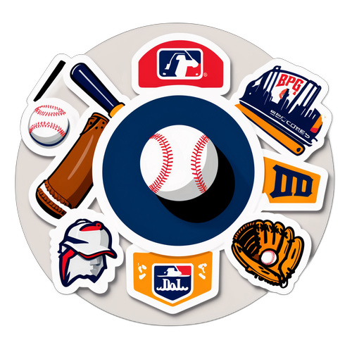 Koleksyon ng mga Klasikong Ikono ng Baseball para sa mga Iscore ng MLB