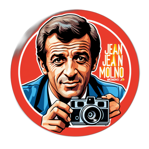 Tributesticker aan Jean-Paul Belmondo