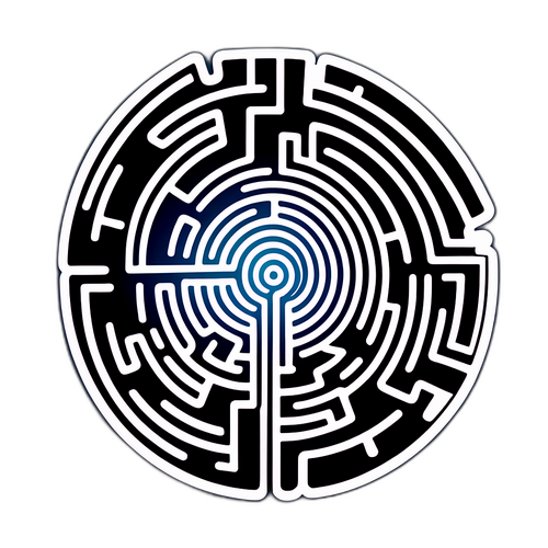 Мистический лабиринт, воплощающий жизненные вызовы