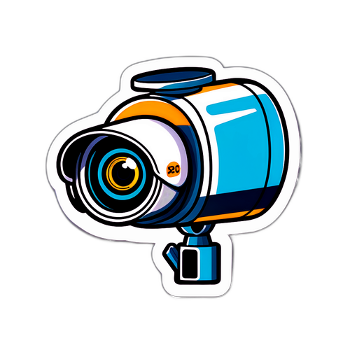 Stiker Kamera CCTV Ceria