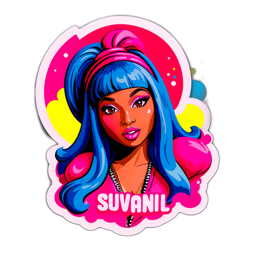 Farverig og Legesyg Klistermærke