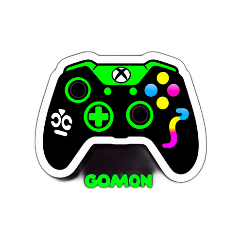 Usanifu wa Kisasa wa Sticker wa Kidhibiti cha Xbox