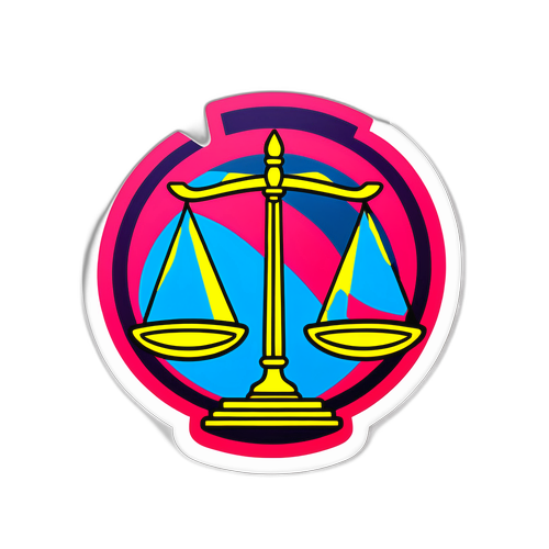 Adalet Sembolü Sticker