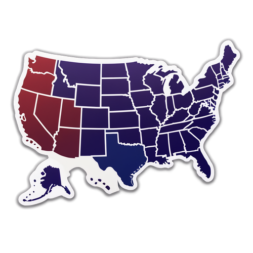 Divisiones Políticas: Mapa Electoral de EE.UU.