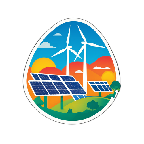 Innovative Renewable Energy Sticker