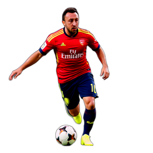 Santi Cazorla Futbol Dribbling Sticker