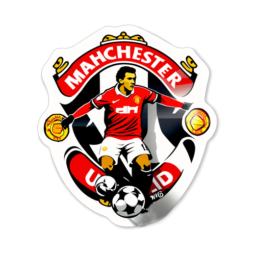 Nostalgi sticker for Manchester United's arv