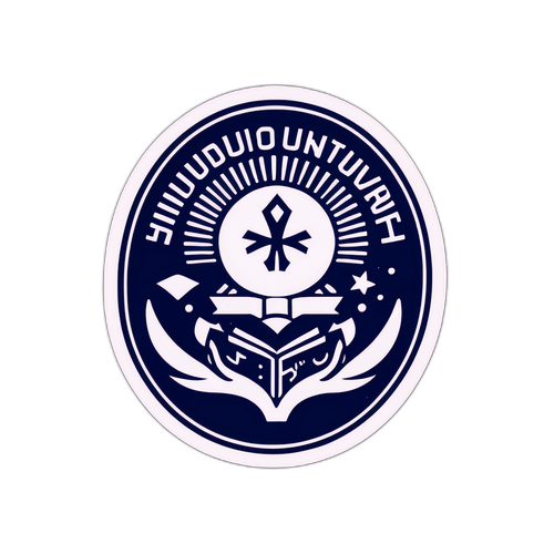 名城大学シンボルを取り入れたステッカーデザイン