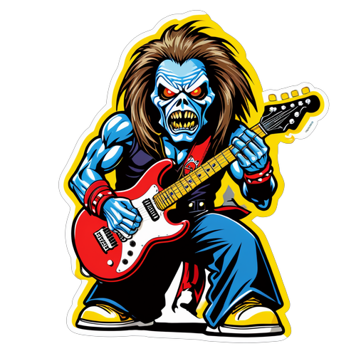 Iron Maiden 2025 Tour: Eddie Strikes Again with Ghastly Guitar Riffs - Gør dig klar til Rockhistorie!