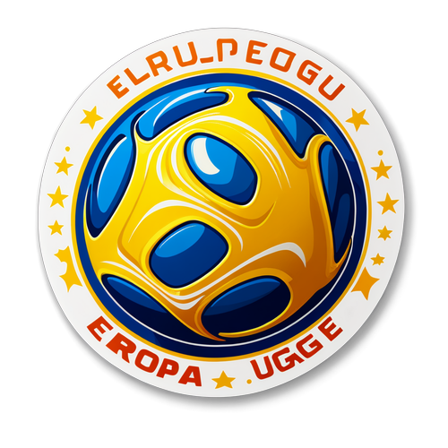 Vintage Europa League Sticker