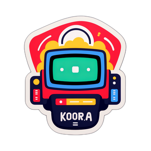 Sportieve Koora Sticker