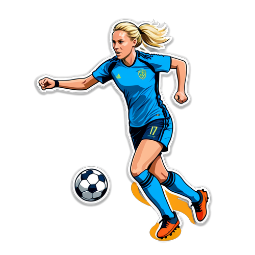 Sporty sticker af Pernille Harder