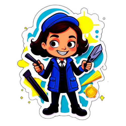 Adesivo Divertente di Roberta Bruzzone