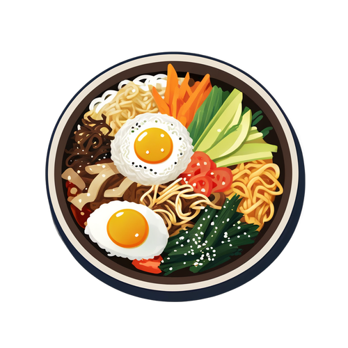 Bibimbap'nın Zengin Renkleri