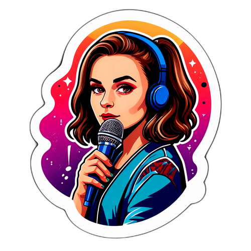 Artystyczny sticker Kasia Sochacka