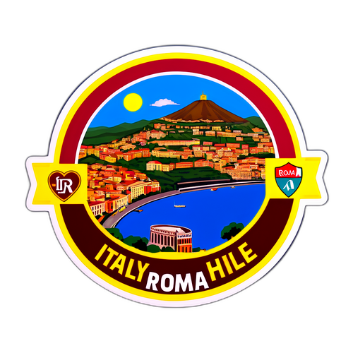 Nálepka pro fanoušky AS Říma