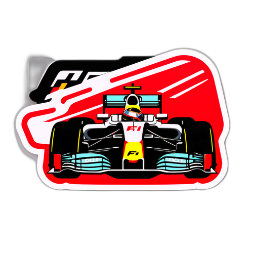 Design samolepky s logem F1