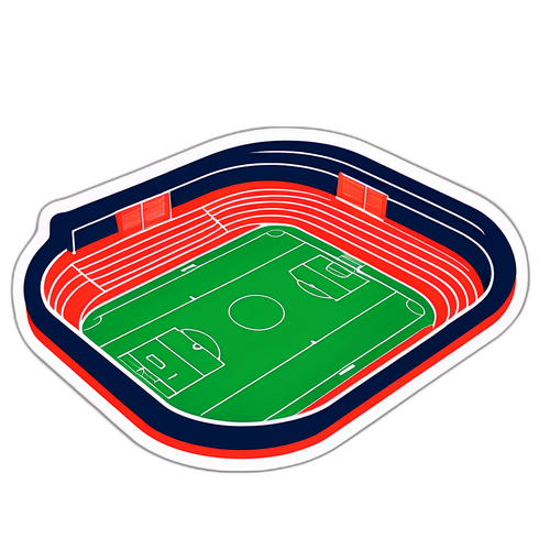 Thiết kế hình dán về sân thể thao đa năng