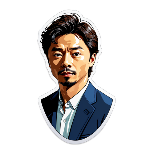 Stiker Stylish Gong Yoo