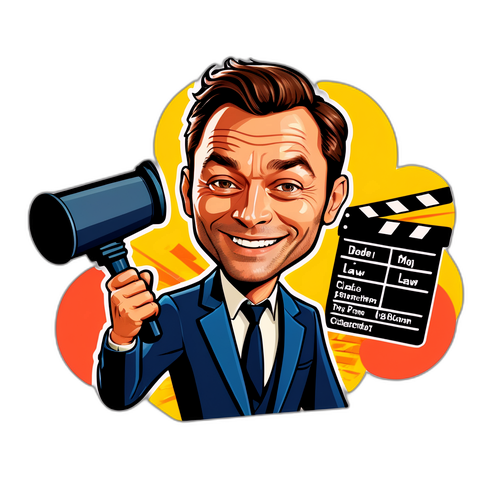 Charismatischer Jude Law mit warmem Lächeln