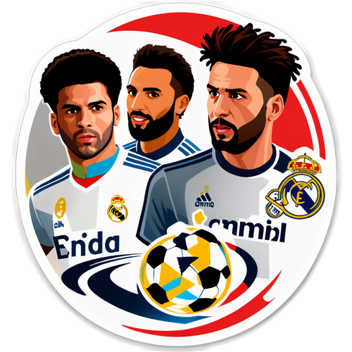 Sticker Bóng Đá Real Madrid và Mallorca