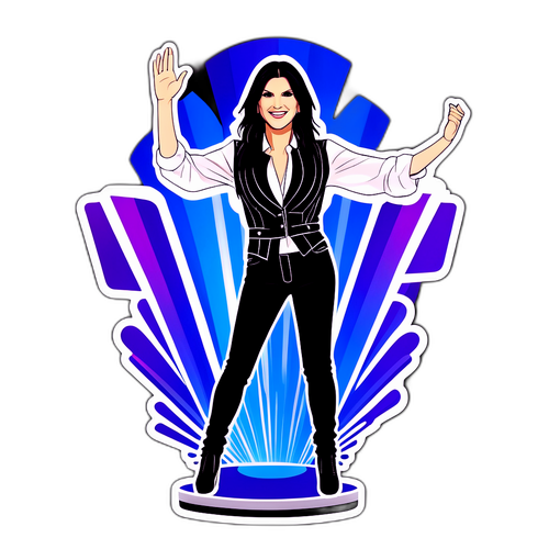 Laura Pausini Op Het Podium