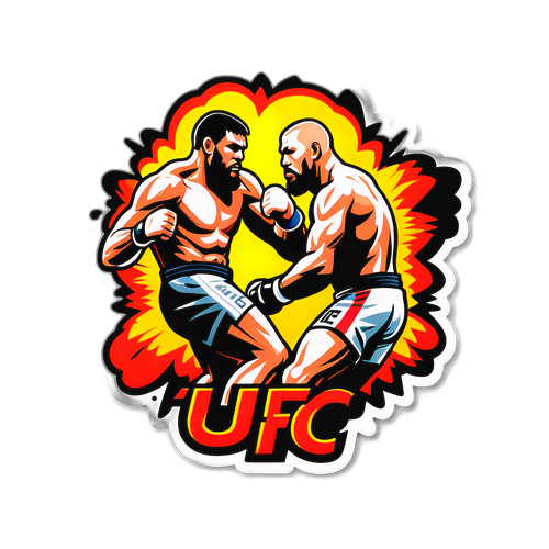 UFC Mücadele Etkisi Sticker