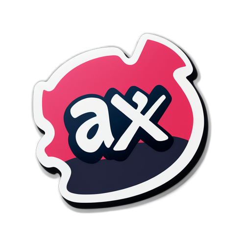 Ajax Logo Sticker met Slogan