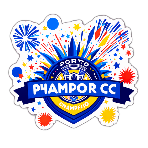 Sticker z okazji zdobycia mistrzostwa FC Porto