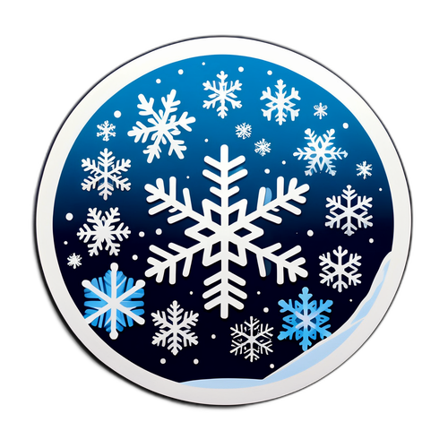 सर्दी की शुरुआत का स्वागत करते हुए Sticker