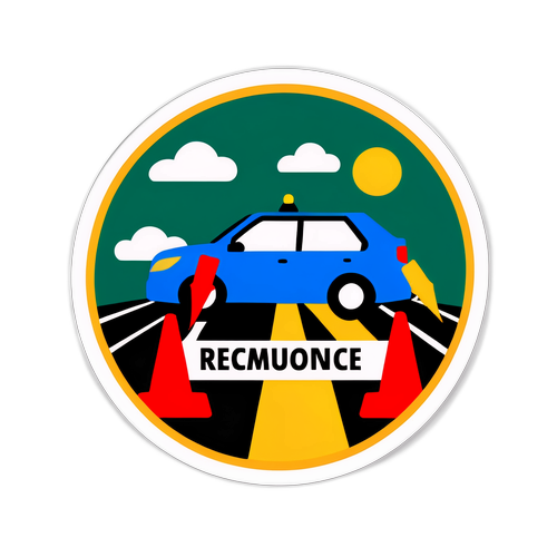 高速公路安全提醒貼紙