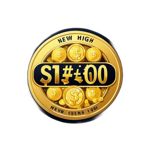 黄金突破3900美元的贴纸