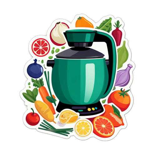 Thermomix Aufkleber mit Funktionen und Zutaten