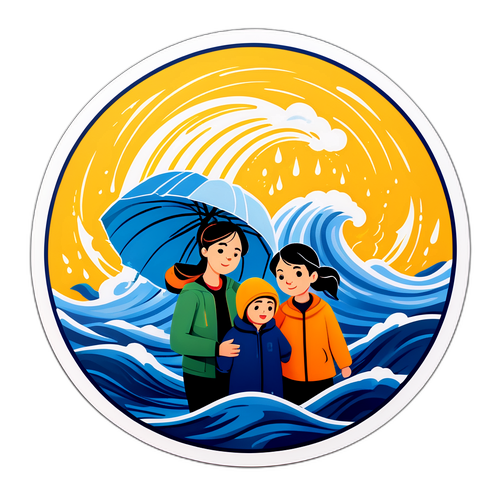 Resilient Family in a Typhoon