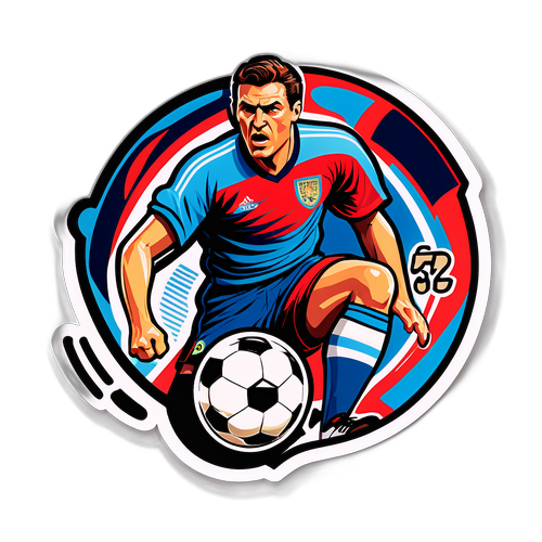 Γραφικά στοιχεία από κλασικούς ποδοσφαιρικούς αγώνες με ένταση και δράση