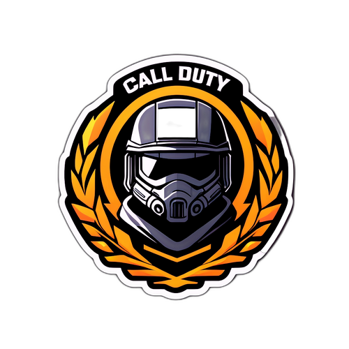 Minimalist Call of Duty Logo Sticker