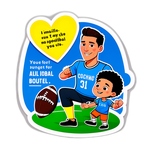 Autocolant Dan Alexa - Antrenor pentru Tineri Sportivi