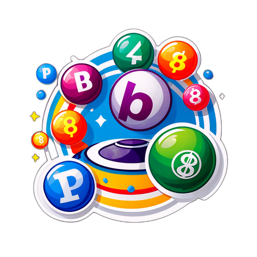 สติกเกอร์ล็อตเตอรี่พาวเวอร์บอลและรางวัลแจ็กพอตที่น่าตื่นเต้น